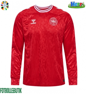 Danmark Hemmatröja EM 2024 Långärmad